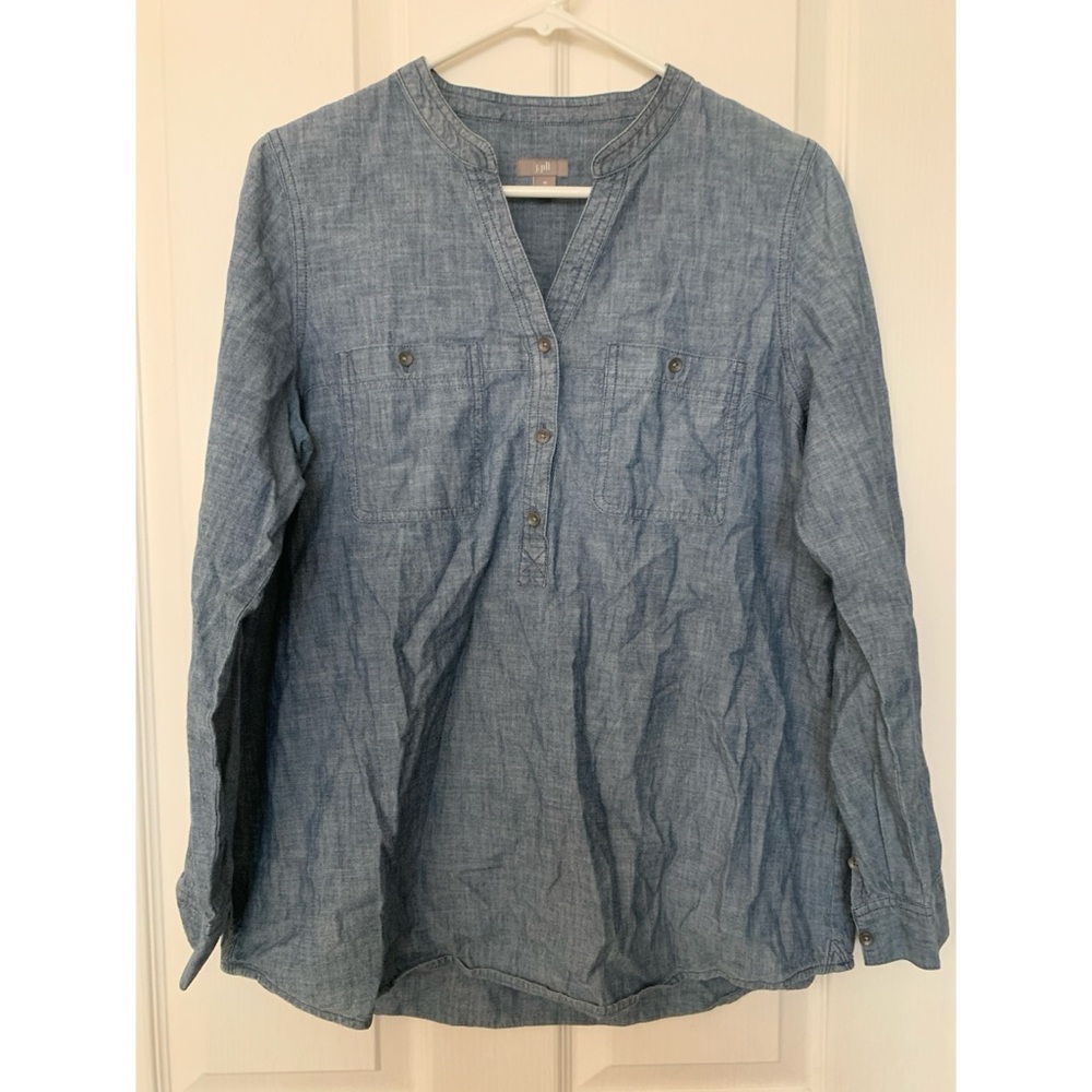 J Jill Denim Button Up Women’s Size Medium